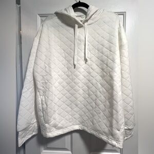 NWT-Jones New York quilted hoodie in sizes  1X, 2X